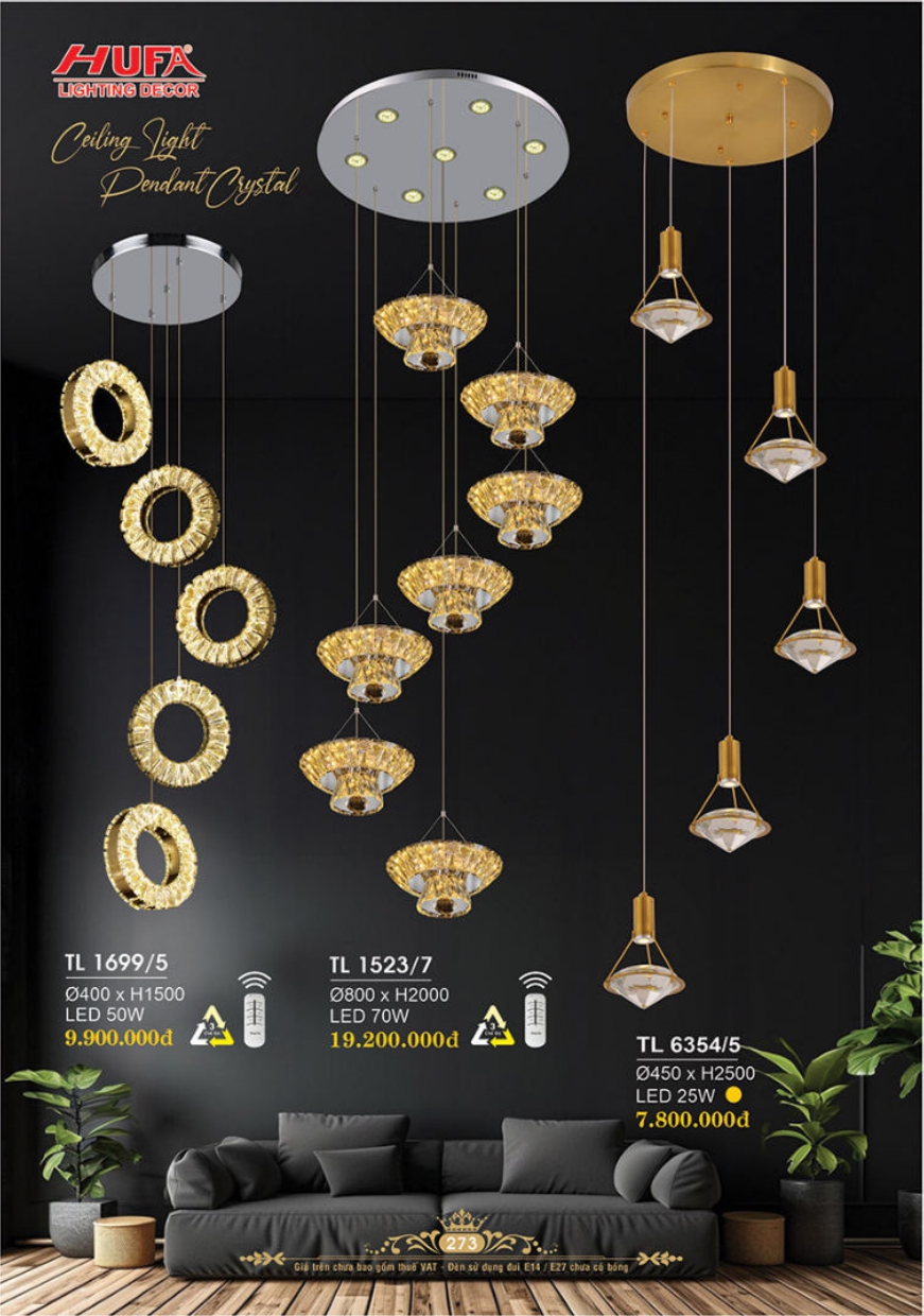 Bảng giá đèn trang trí HUFA